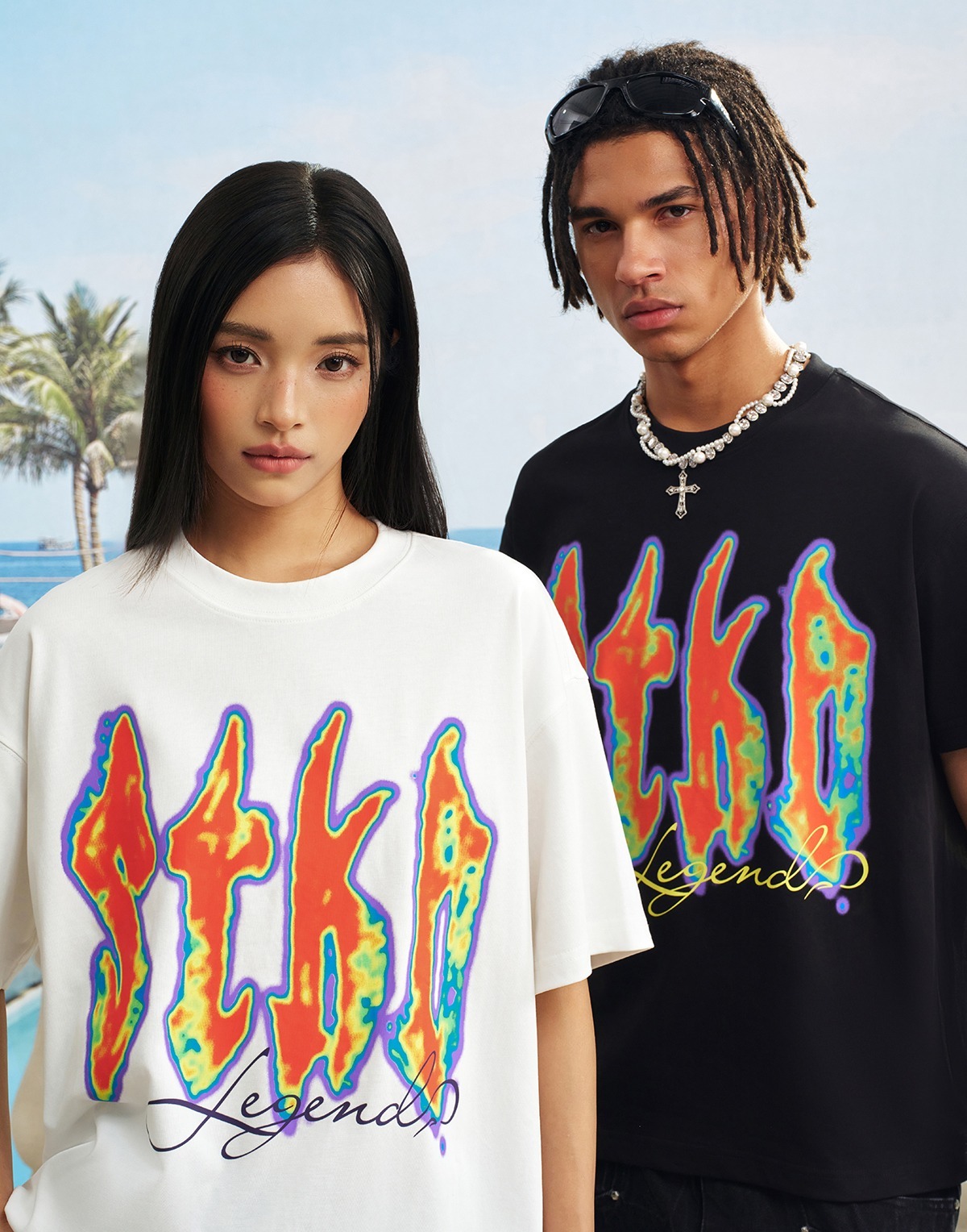 STK SmallTownKid 熱影像 LOGO 短袖 T