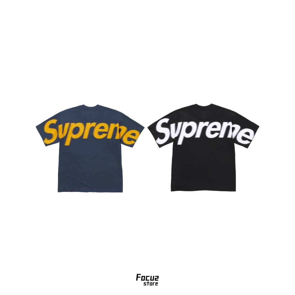 【Focus Store】現貨秒發 Supreme SS25 Week17  Intarsia S/S Top 背字大Logo 兩色