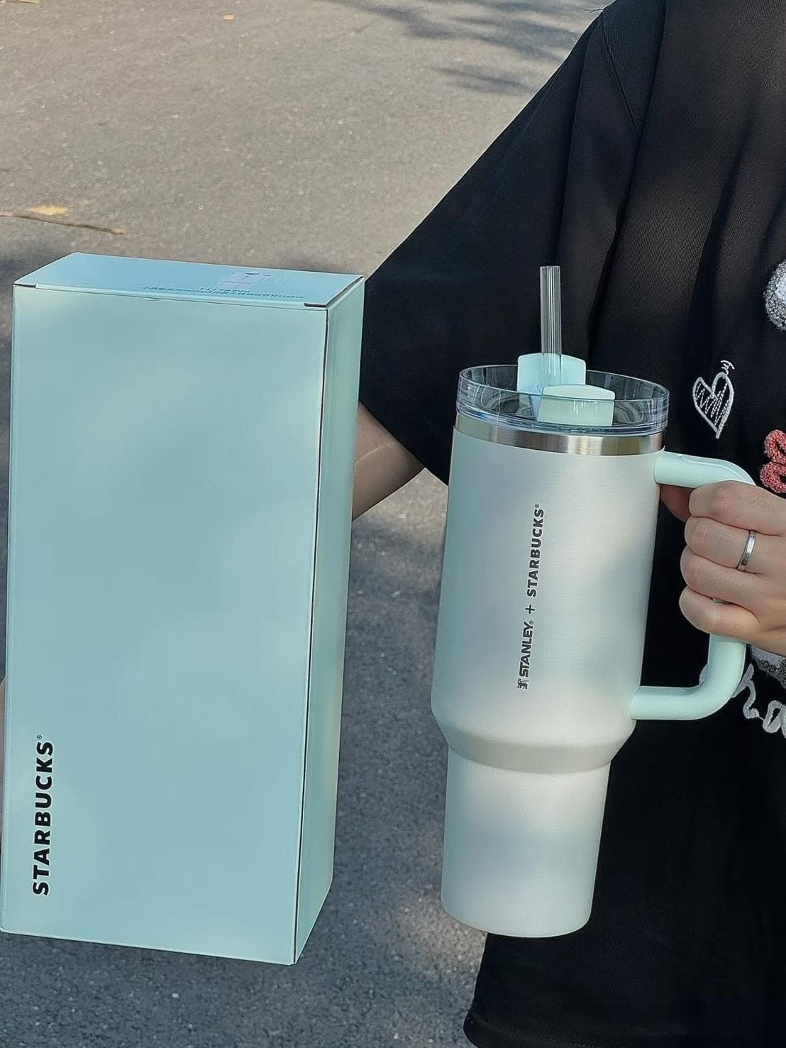 STARBUCKS x STANLEY 星巴克 聯名 薄荷綠 冰壩杯