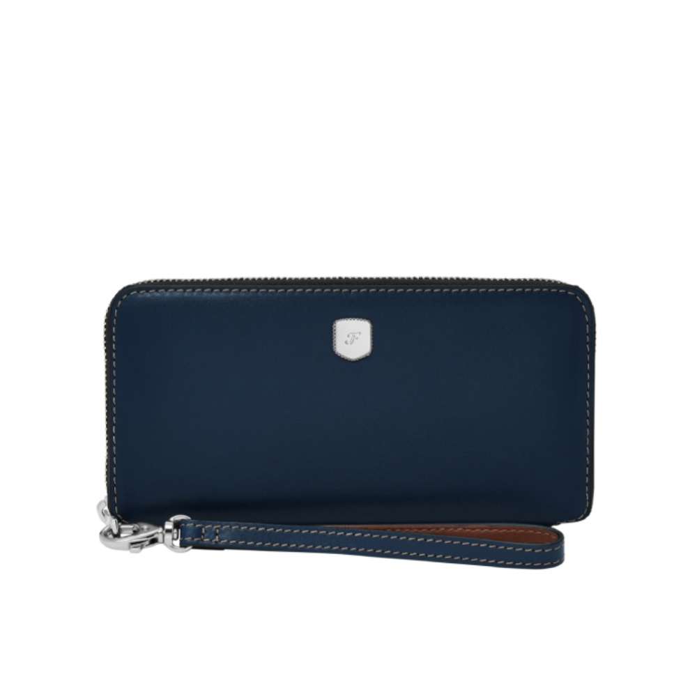 Lennox 真皮金釦手環帶長夾 (多色可選)