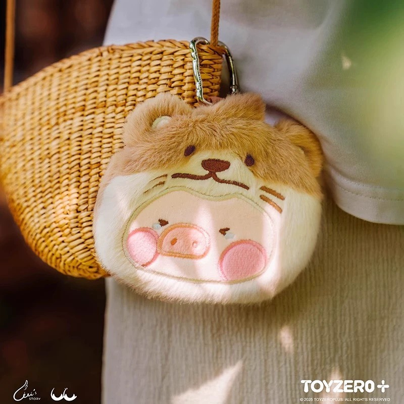 LULU豬 罐頭豬 動物派對系列 毛絨收納包 盲盒