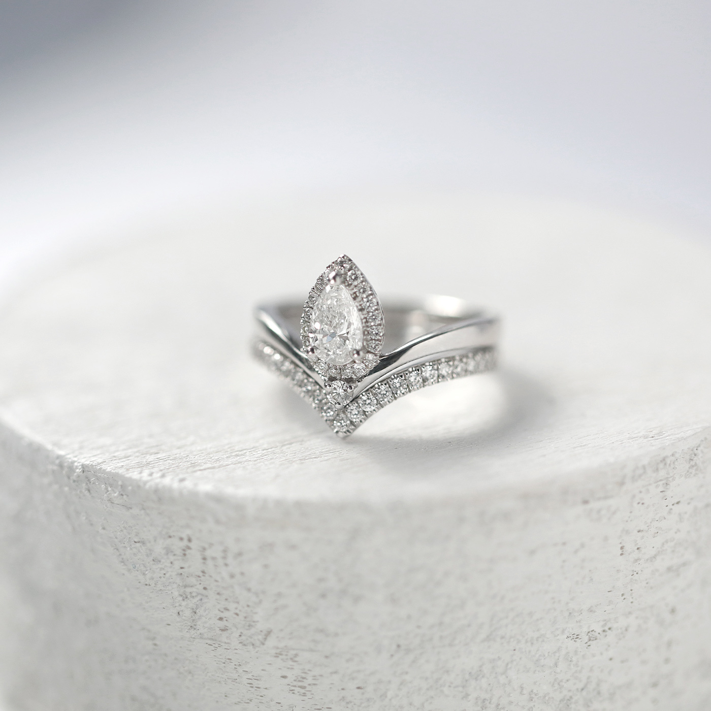 凝視 — GIA50分鑽石套戒