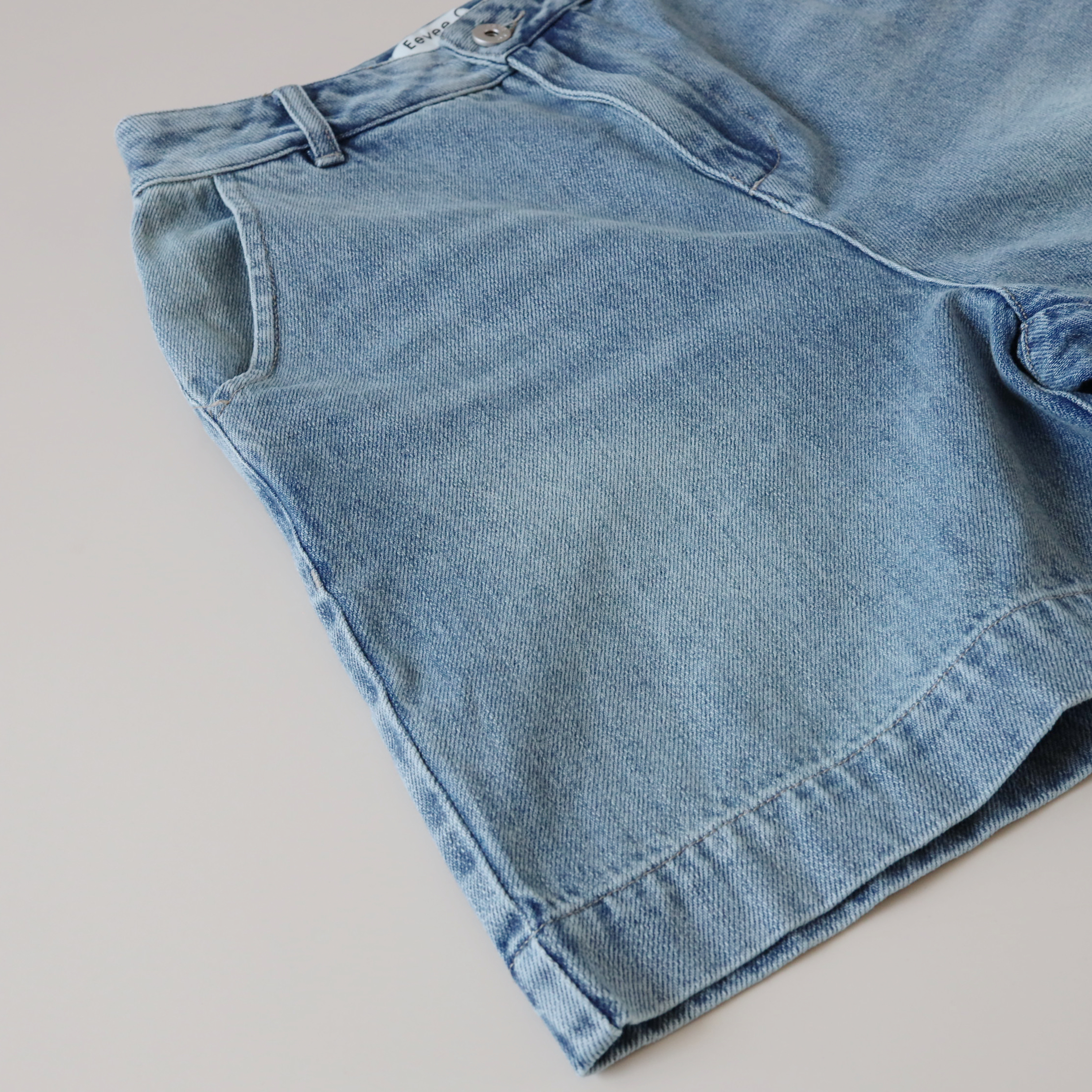 預售/現貨 7234 極柔軟 洗水牛仔短褲