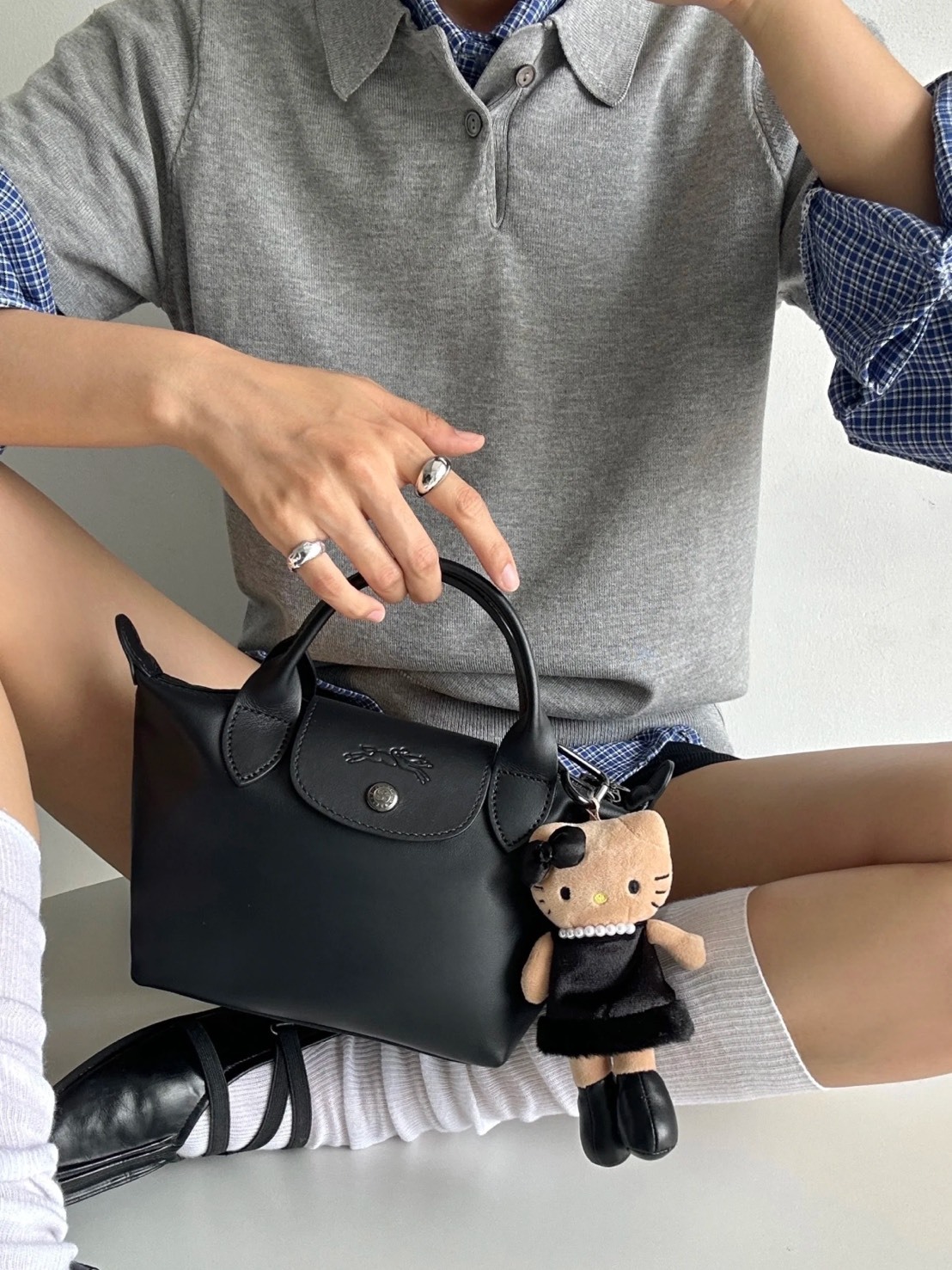 LONGCHAMP LE PLIAGE XTRA 17 系列 迷你水餃包