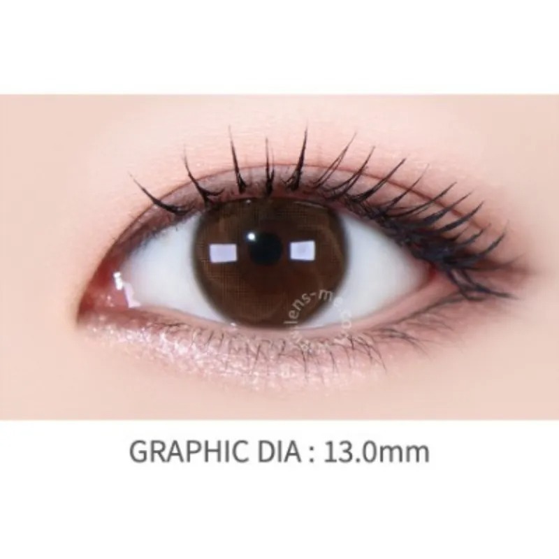 Lensme Flosome 1 Month Choco｜月拋彩妝矽水凝膠隱形眼鏡｜每盒2片