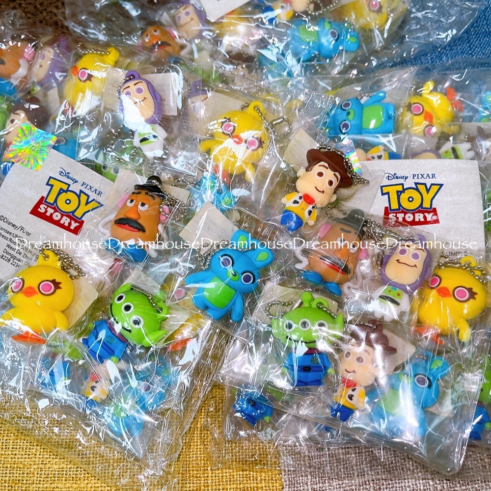 玩具總動員 巴斯光年 胡迪 三眼怪 鴨霸 兔崽子 蛋頭 珠鏈吊飾 鑰匙圈 吊飾 公仔 擺飾