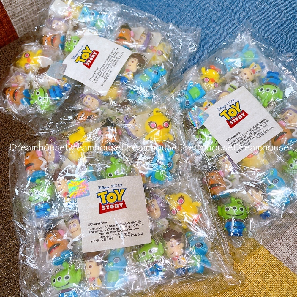 玩具總動員 巴斯光年 胡迪 三眼怪 鴨霸 兔崽子 蛋頭 珠鏈吊飾 鑰匙圈 吊飾 公仔 擺飾