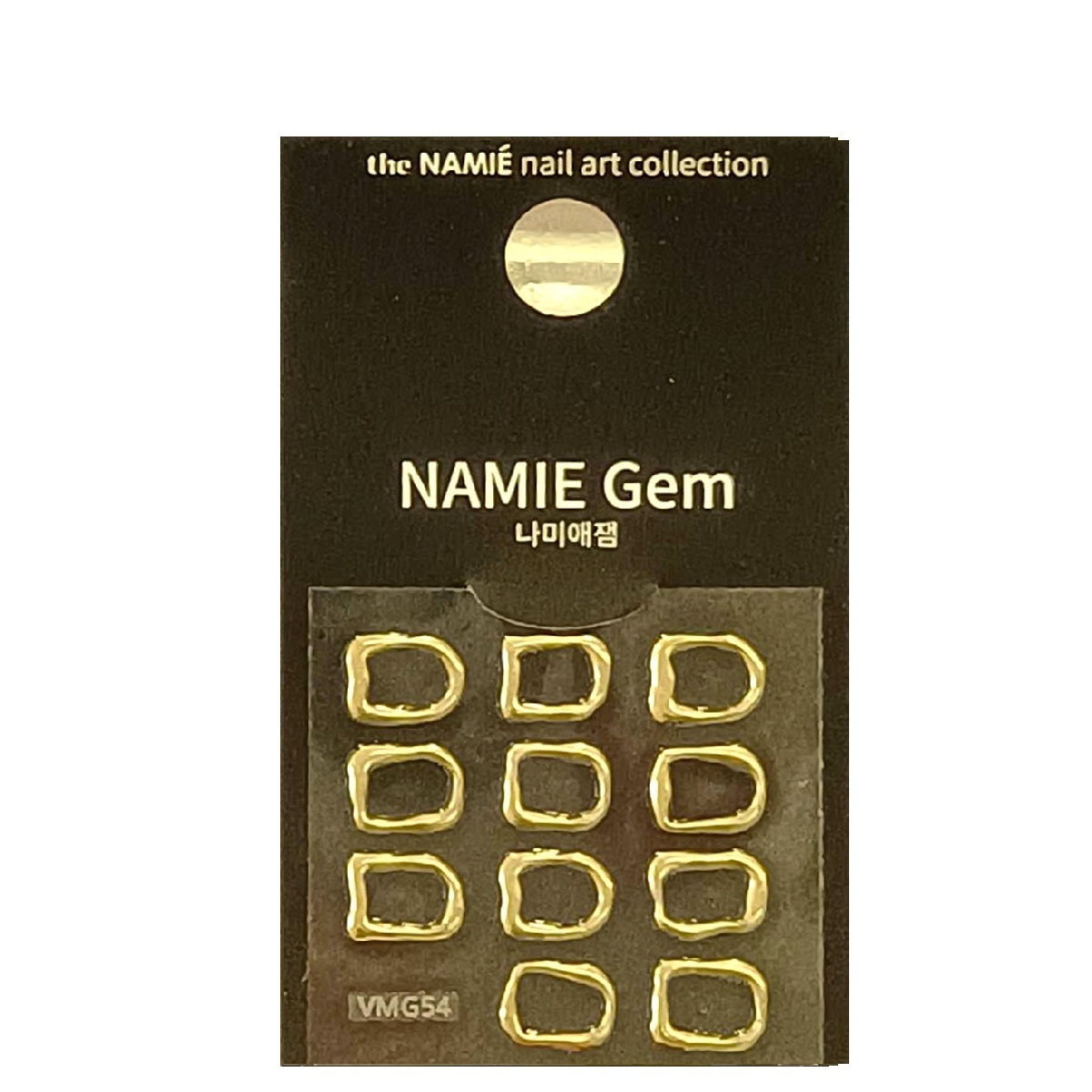 韓國精品指甲貼紙theNAMIÉ nail art collection Sticker_ 小熔金圈-NGEM009-1