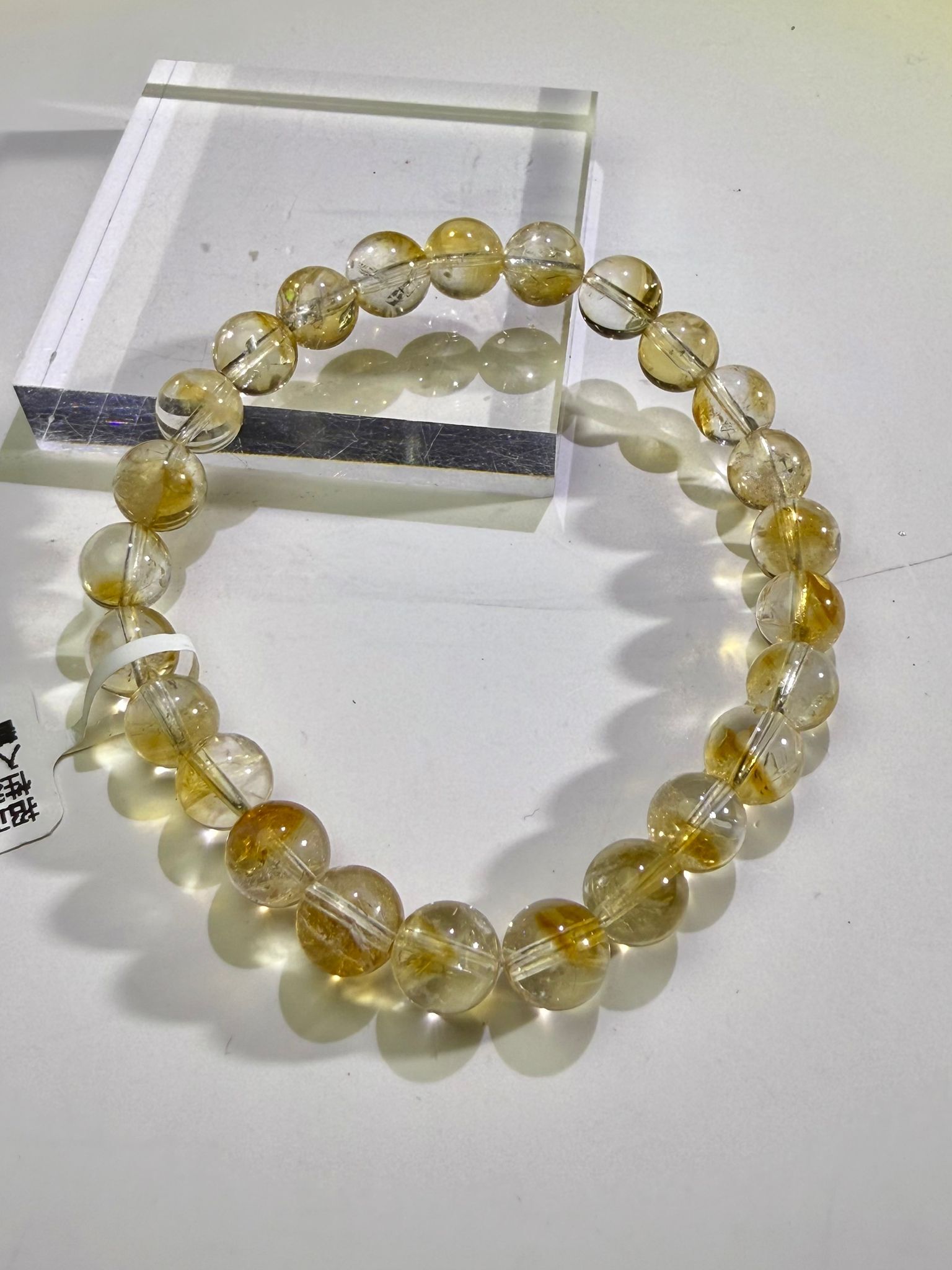 黃水晶手串（7.5-8.5mm）
