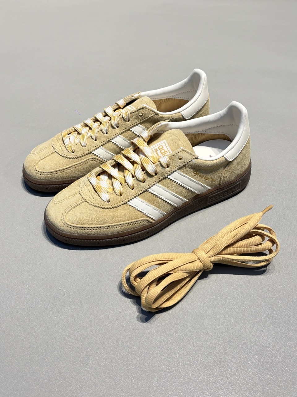 ADIDAS HANDBALL SPEZIAL 調色盤系列 檸檬黃 編織鞋帶 男女鞋 KI5931 / 預購