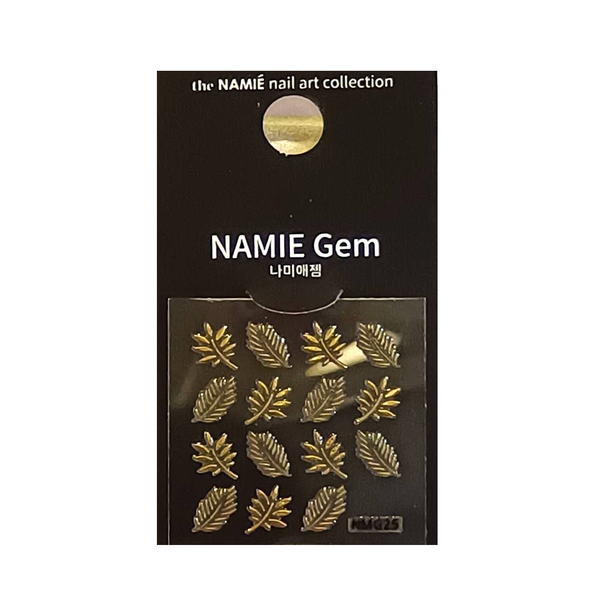 韓國精品指甲貼紙theNAMIÉ nail art collection Sticker_ 樹葉_金-NGEM002-1