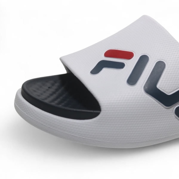 FILA 拖鞋 白色 大LOGO 足弓支撐 防水 厚底拖鞋 男女 4S951Z113