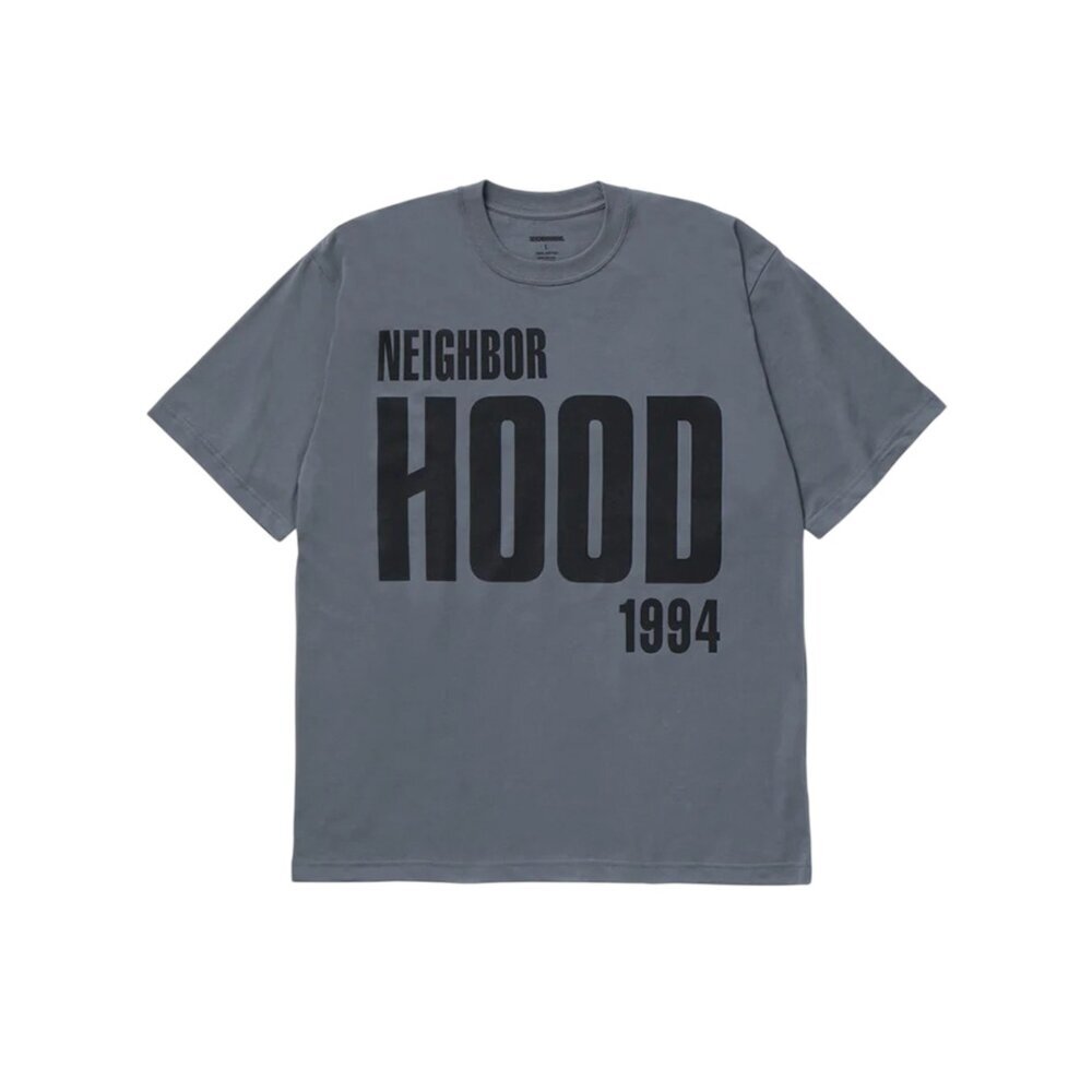 Neighborhood Nh . Tee Ss-11 白 / 黑 / 灰 大Logo 短Tee 251PCNH-ST11