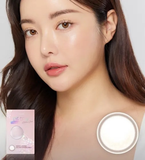 Lensme Hidden Lighting Eyedew Hidden Choco｜月拋彩妝隱形眼鏡｜每盒1片