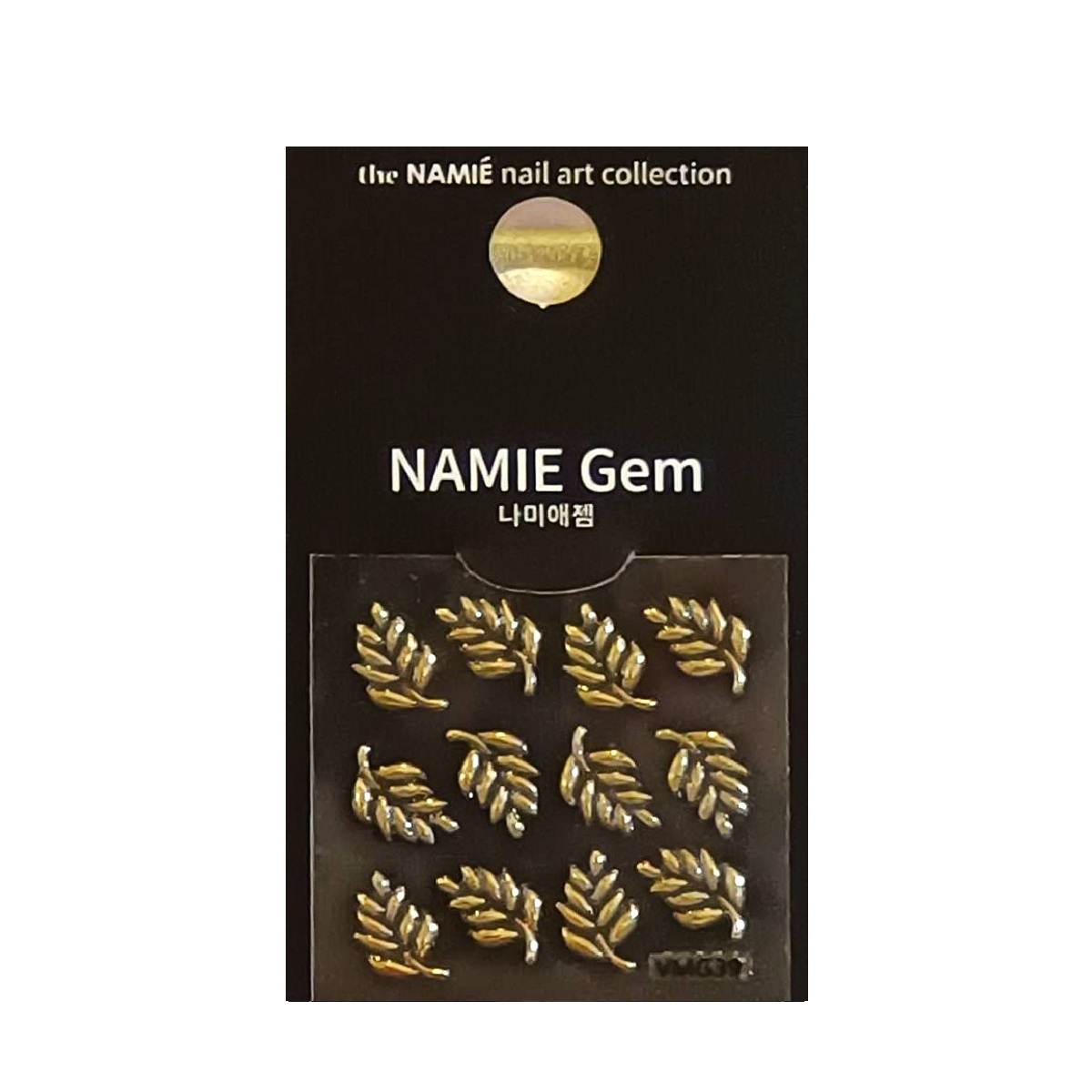 韓國精品指甲貼紙theNAMIÉ nail art collection Sticker_ 大樹葉_金-NGEM003-1
