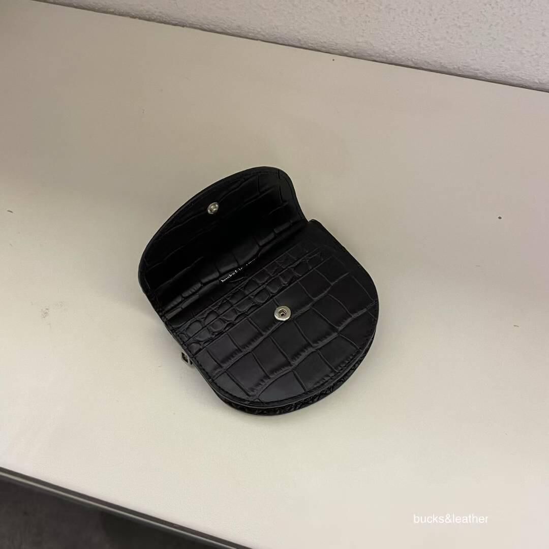 BL721E 鱷魚紋半圓散紙包