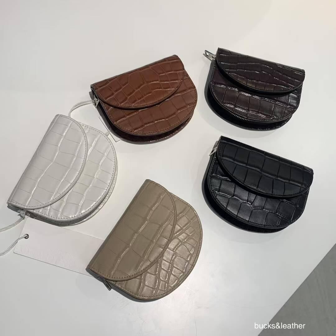 BL721E 鱷魚紋半圓散紙包