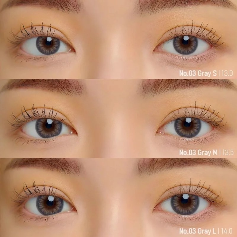 Lensme Custom Look No.03 Gray｜月拋彩妝隱形眼鏡｜每盒2片