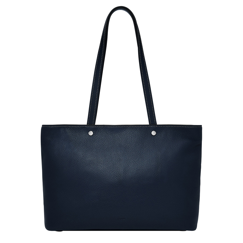 Jessie 真皮托特包-藍色 ZB11105545