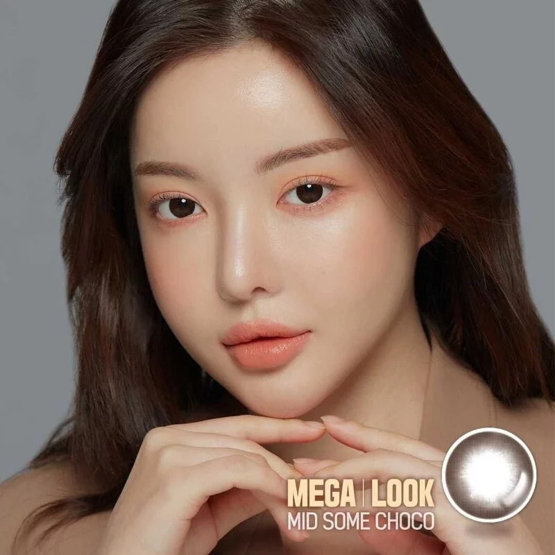 Lensme Mega Look Mid Some Choco｜月拋彩妝隱形眼鏡｜每盒2片