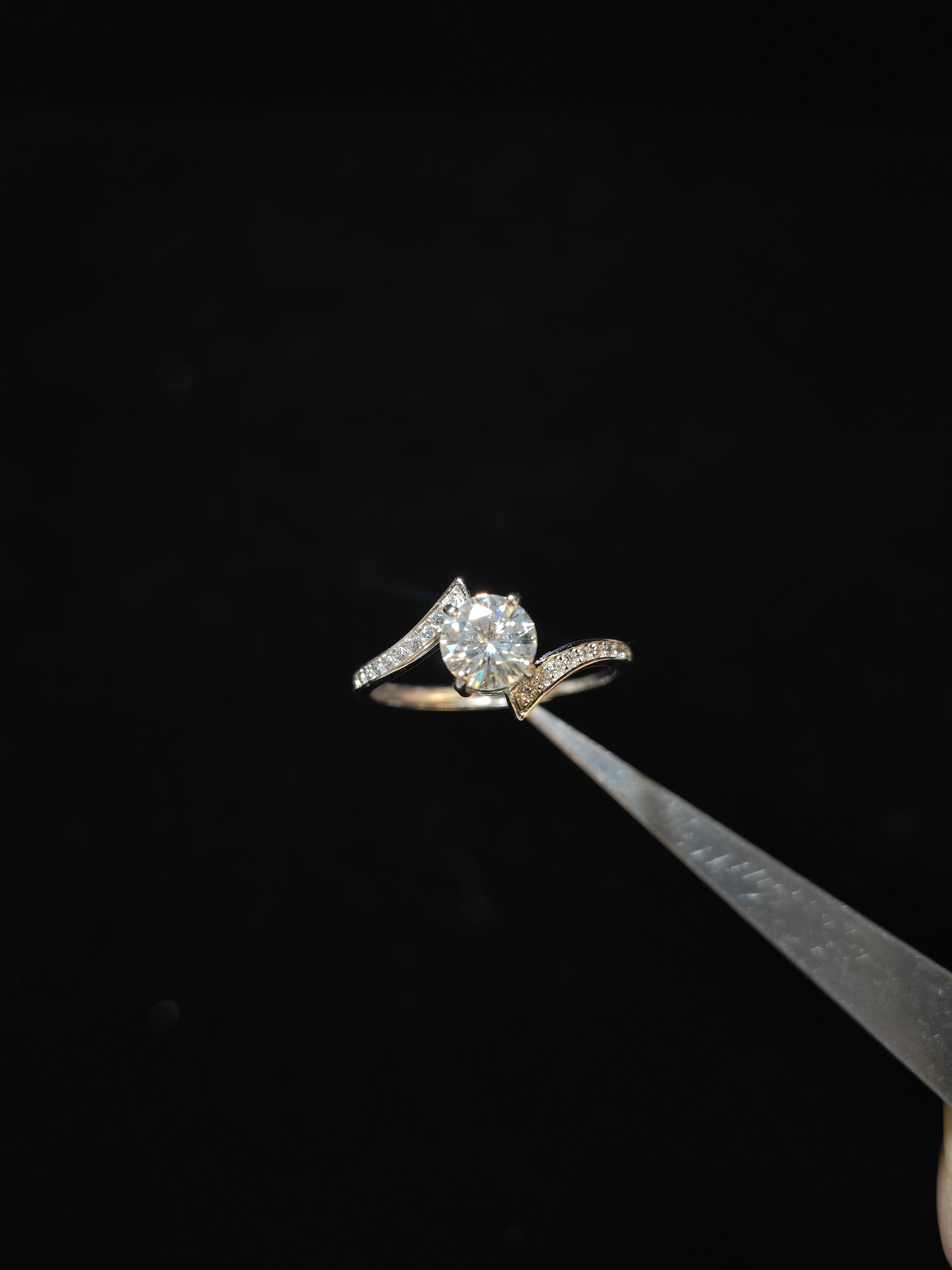 1.00ct 莫桑S925戒指 MR031