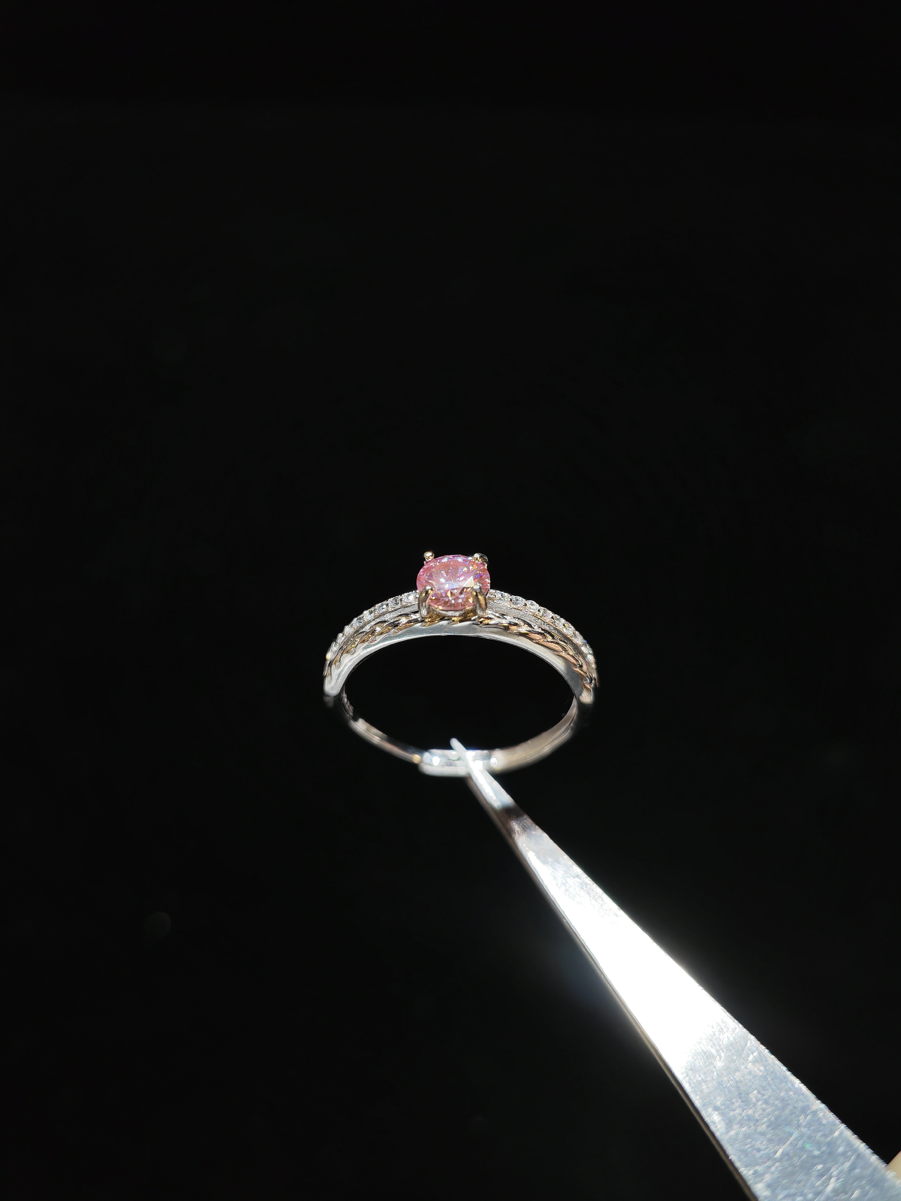 0.50ct 莫桑S925戒指 MR034