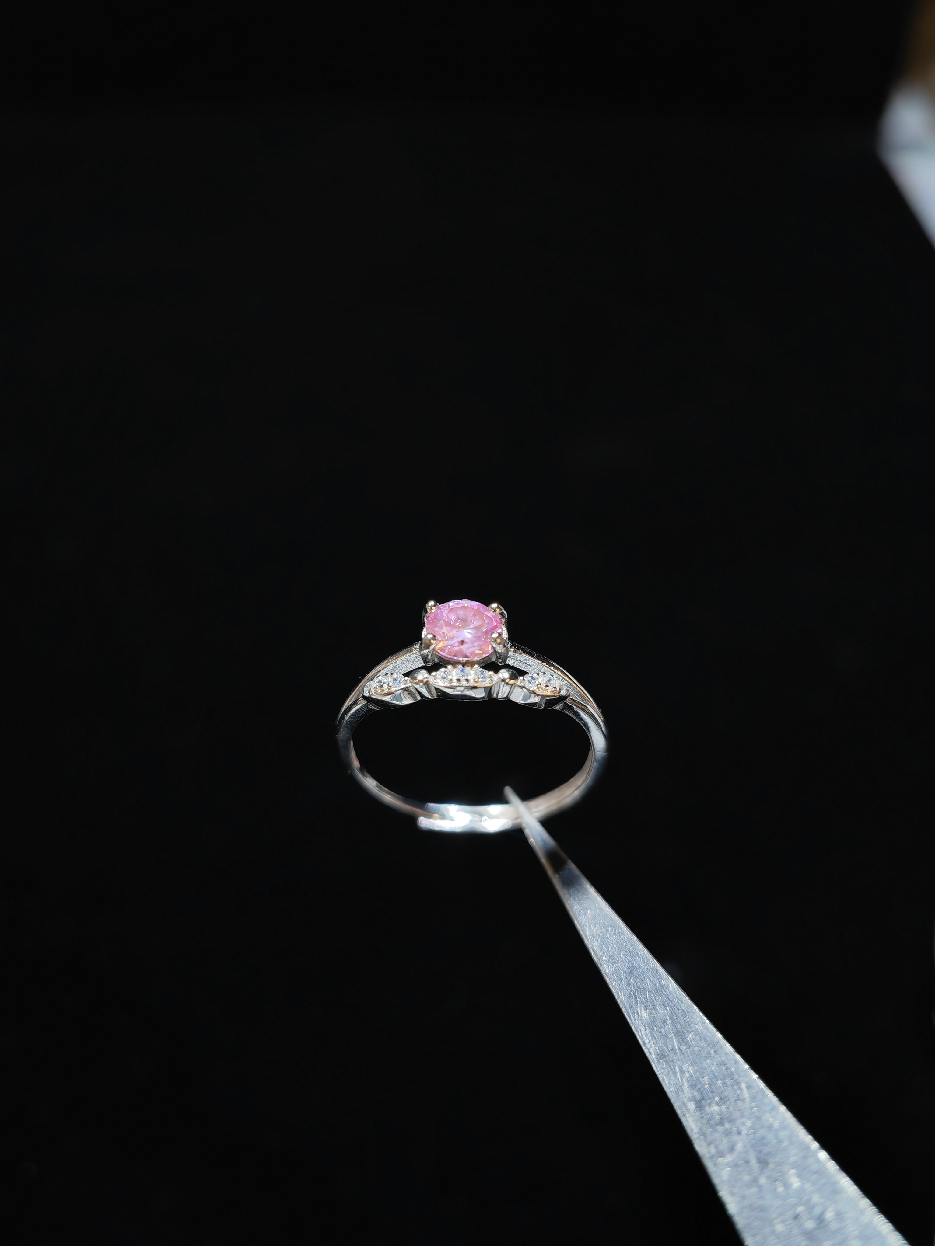 0.50ct 莫桑S925戒指 MR035