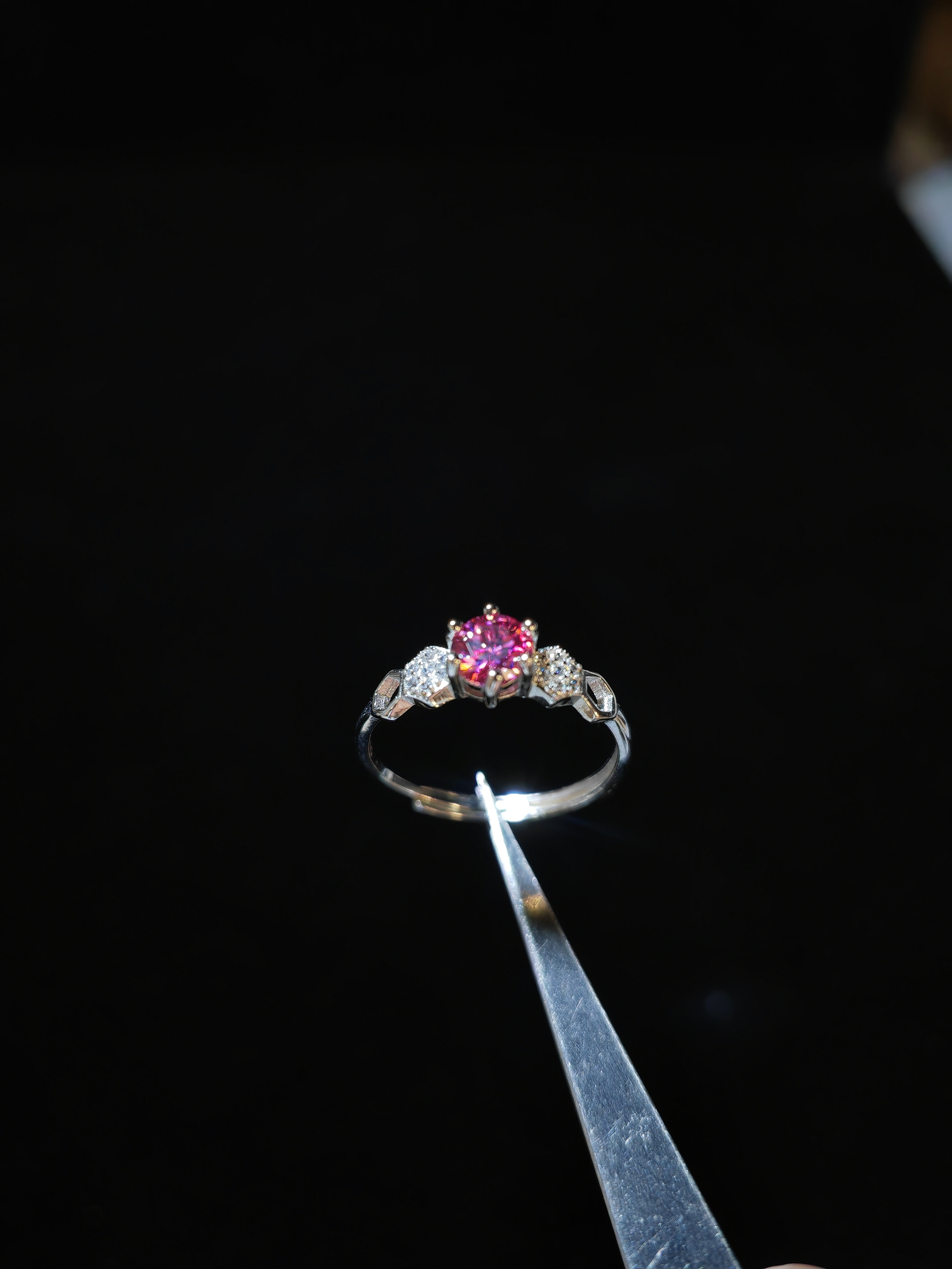 0.50ct 莫桑S925戒指 MR037