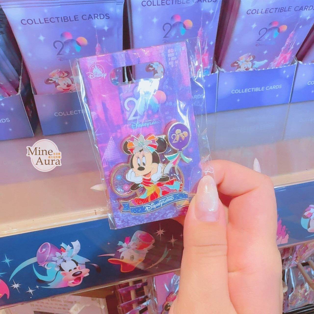 20周年奇妙派對 米妮 Minnie 造型 徽章 PIN -香港迪士尼樂園