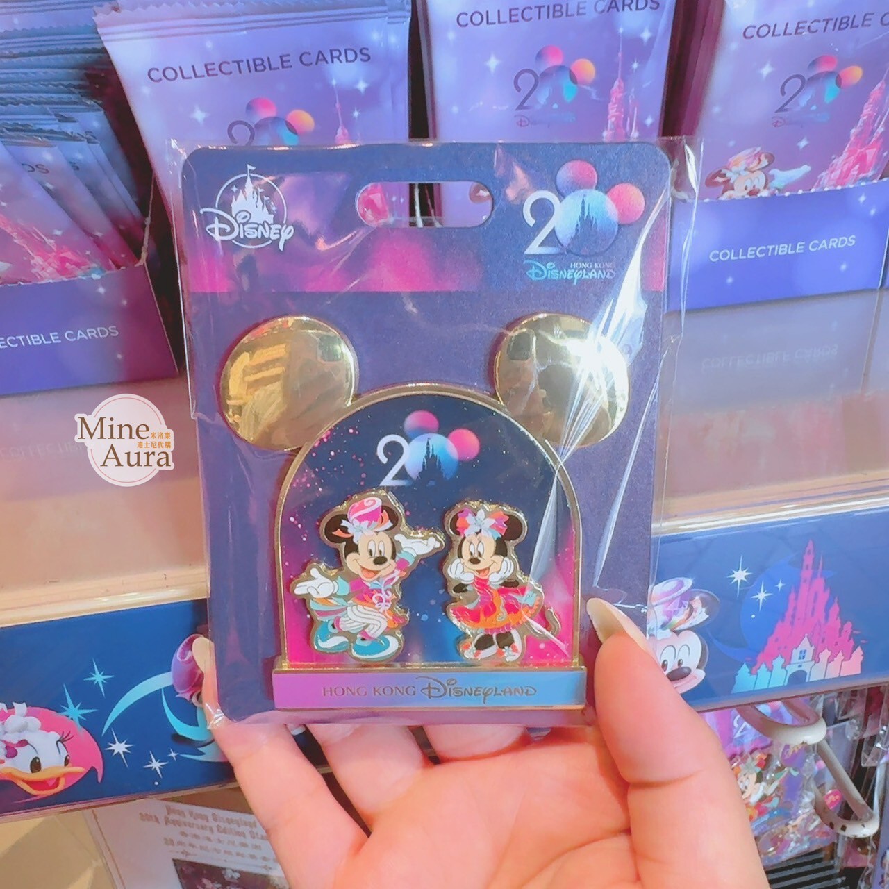 20周年奇妙派對 米奇 Mickey 米妮 Minnie 米奇頭 造型 徽章 PIN -香港迪士尼樂園