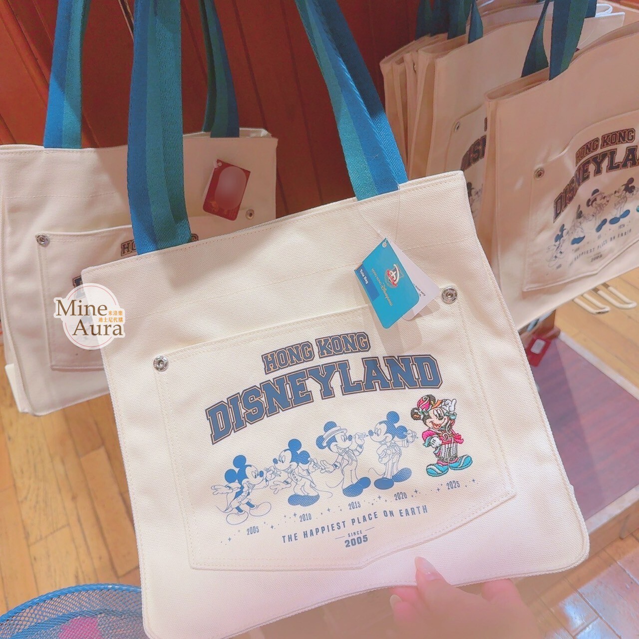 Since 2005 主題 米奇 Mickey 圖案 手提包 手提袋 -香港迪士尼樂園