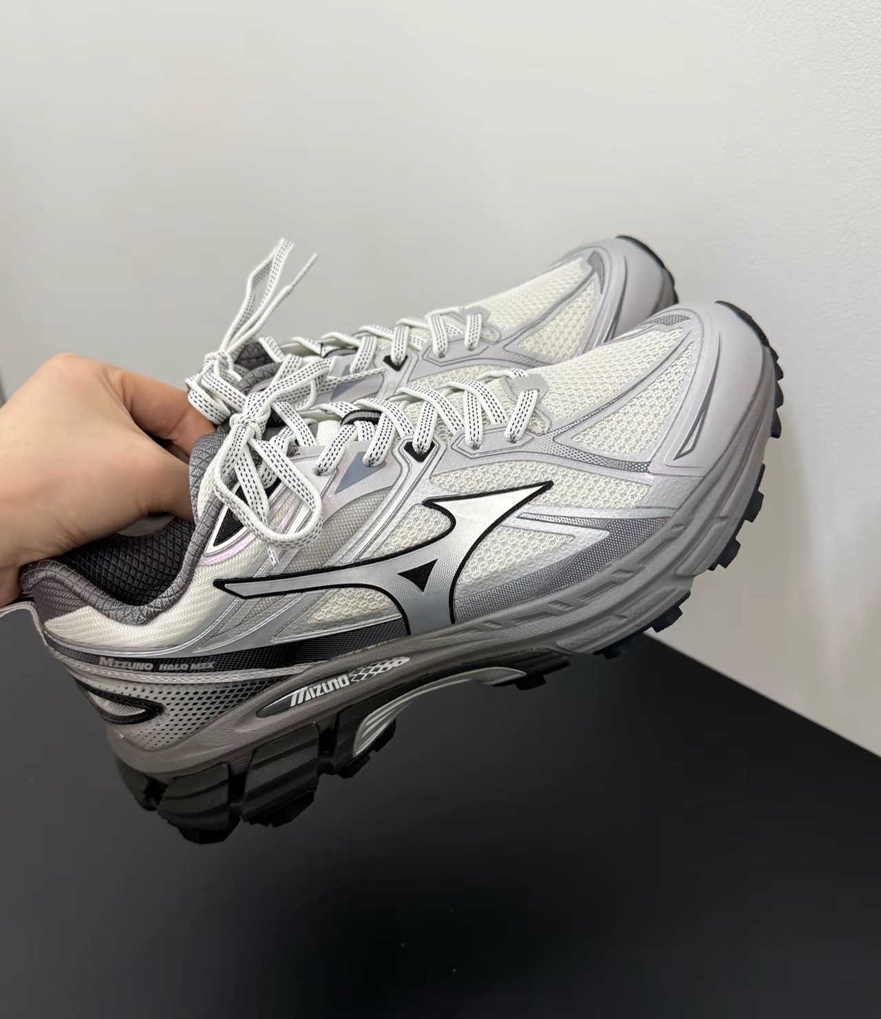 Mizuno Halo Mix TL Grey 灰銀 機能風跑鞋 d1gh251202