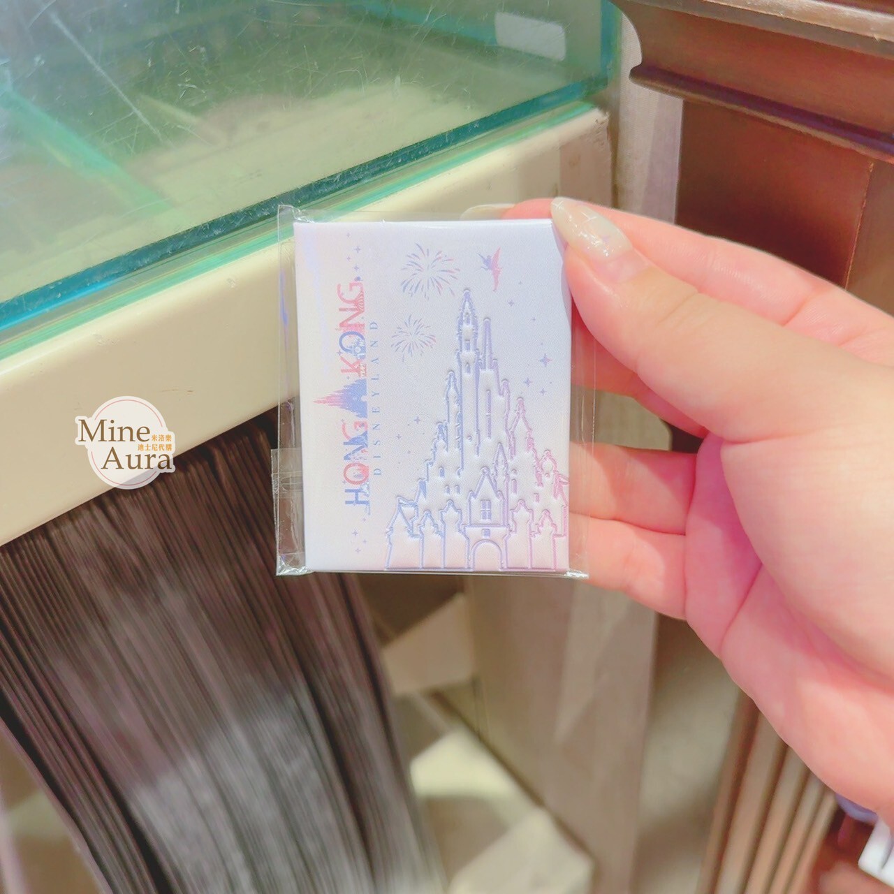 樂園限定 Skyline 主題 城堡 圖案 磁鐵 -香港迪士尼樂園