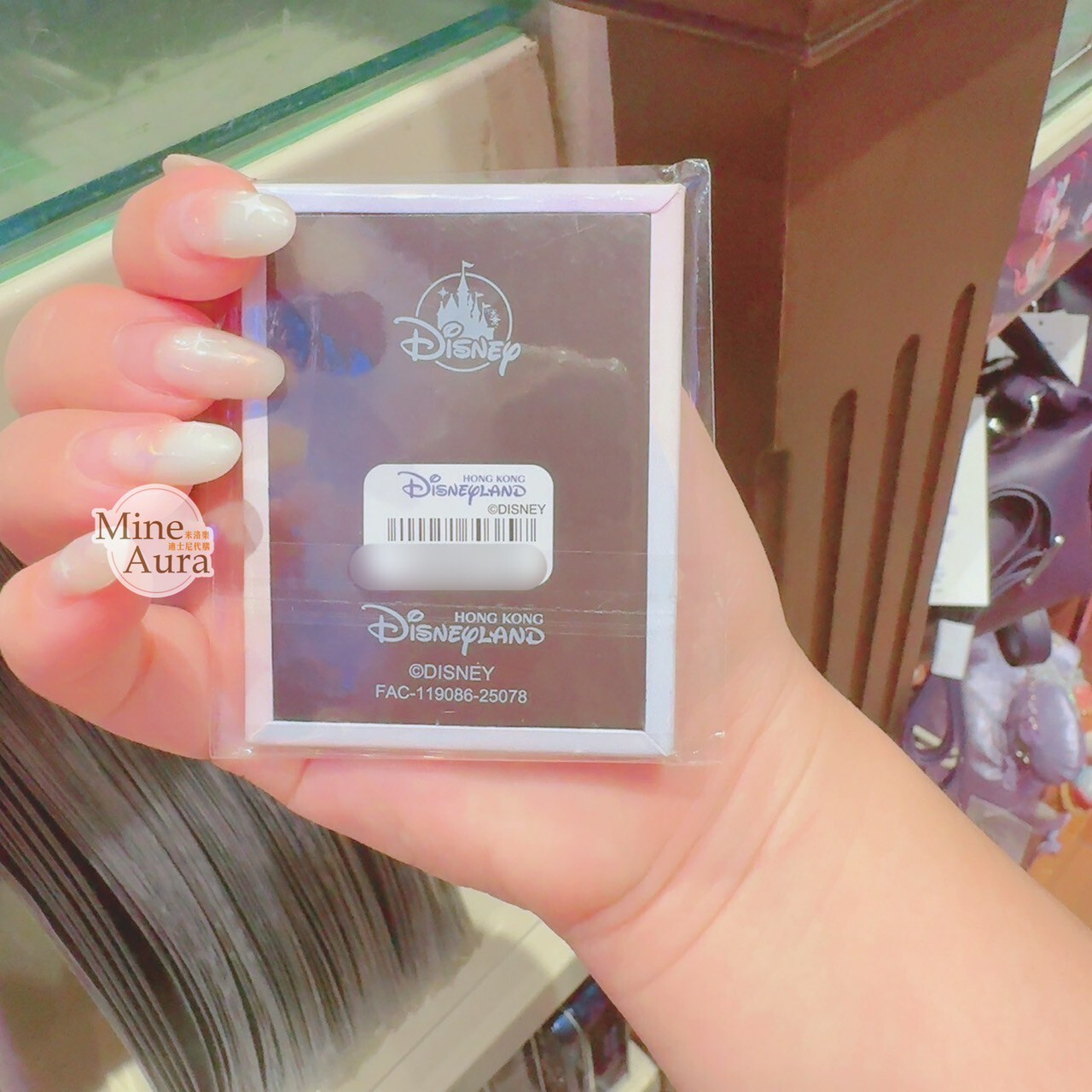 樂園限定 Skyline 主題 城堡 圖案 磁鐵 -香港迪士尼樂園