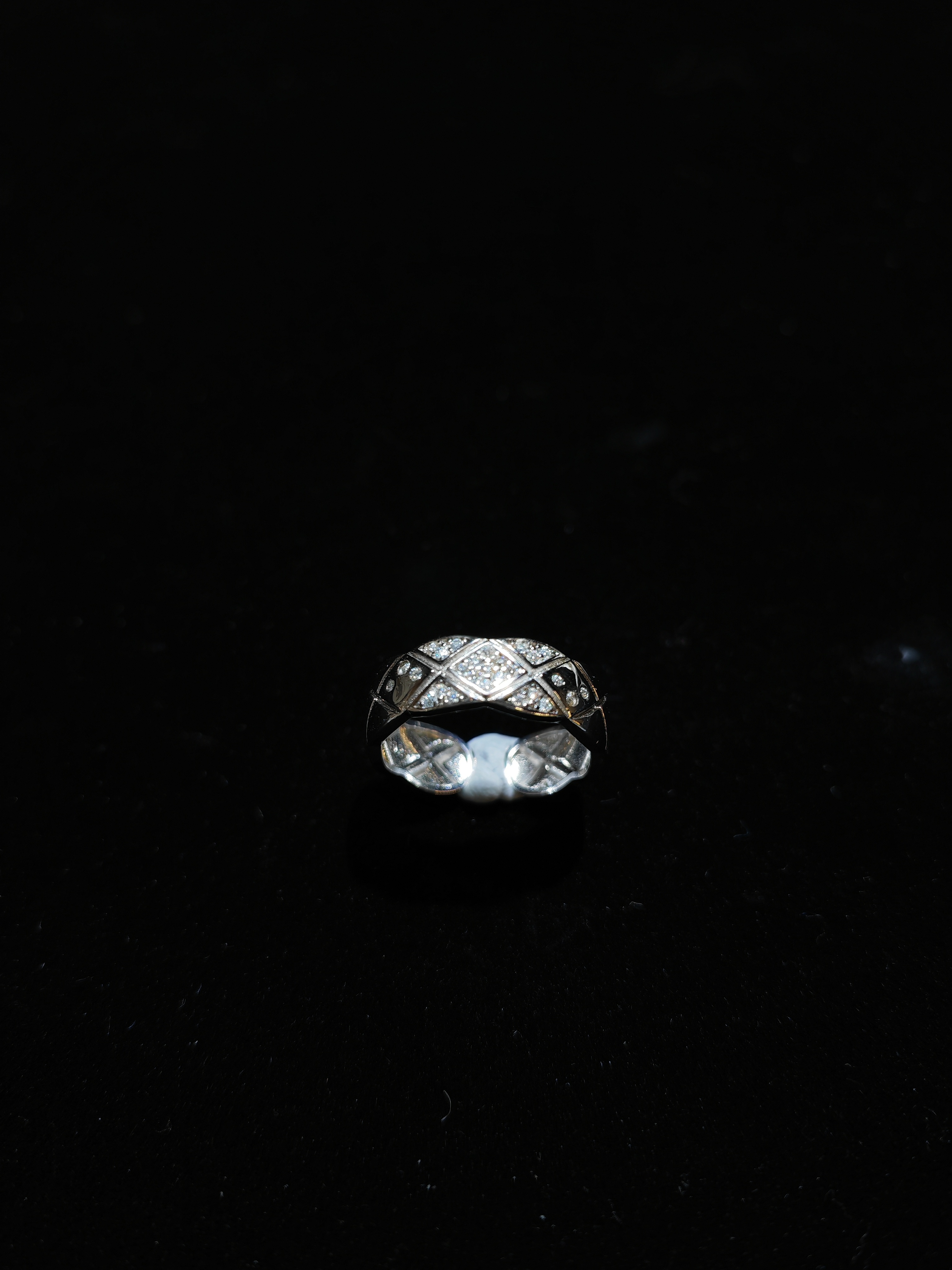 0.015ct 莫桑S925戒指 MR042