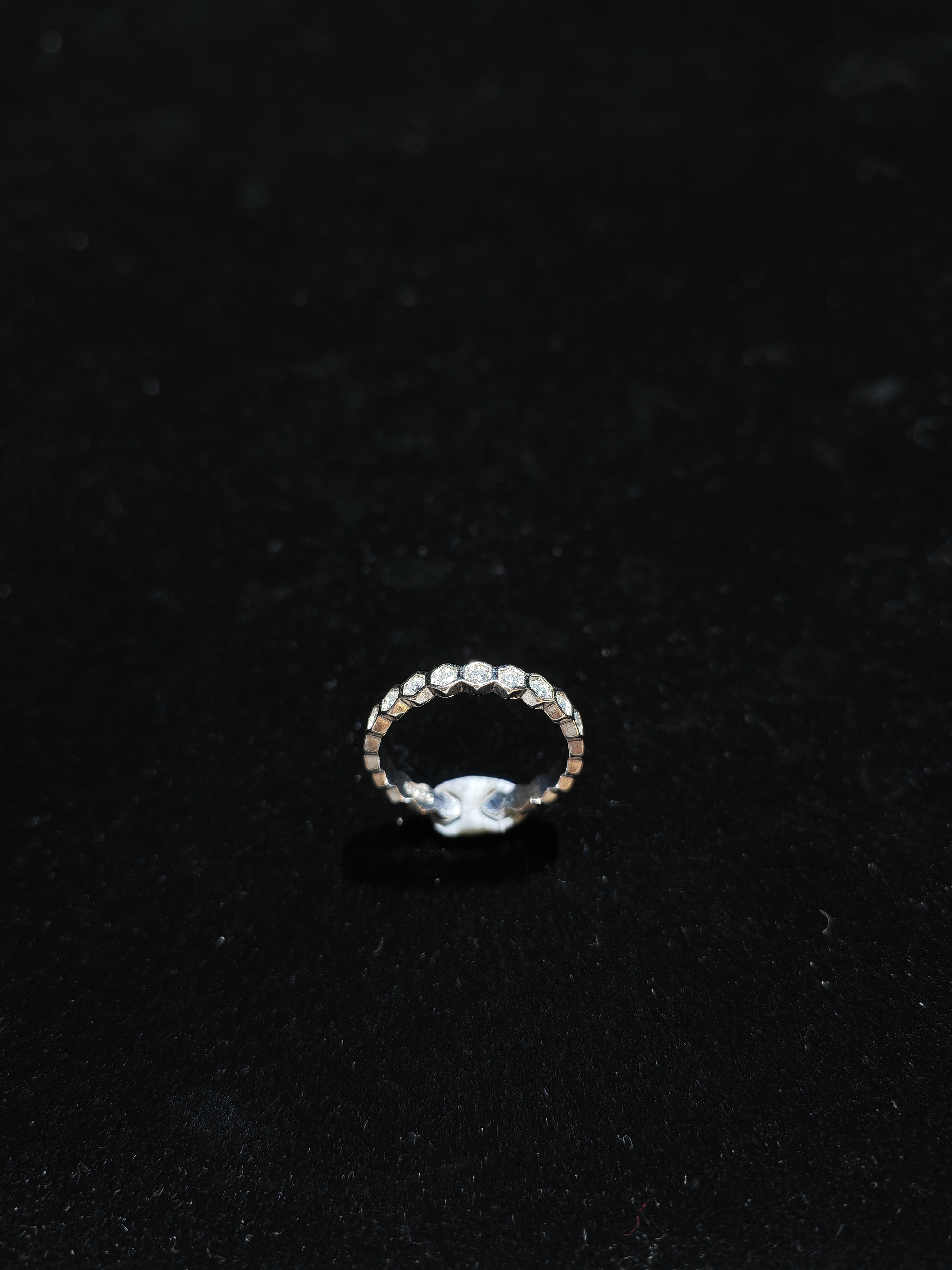 0.015ct 莫桑S925戒指 MR050