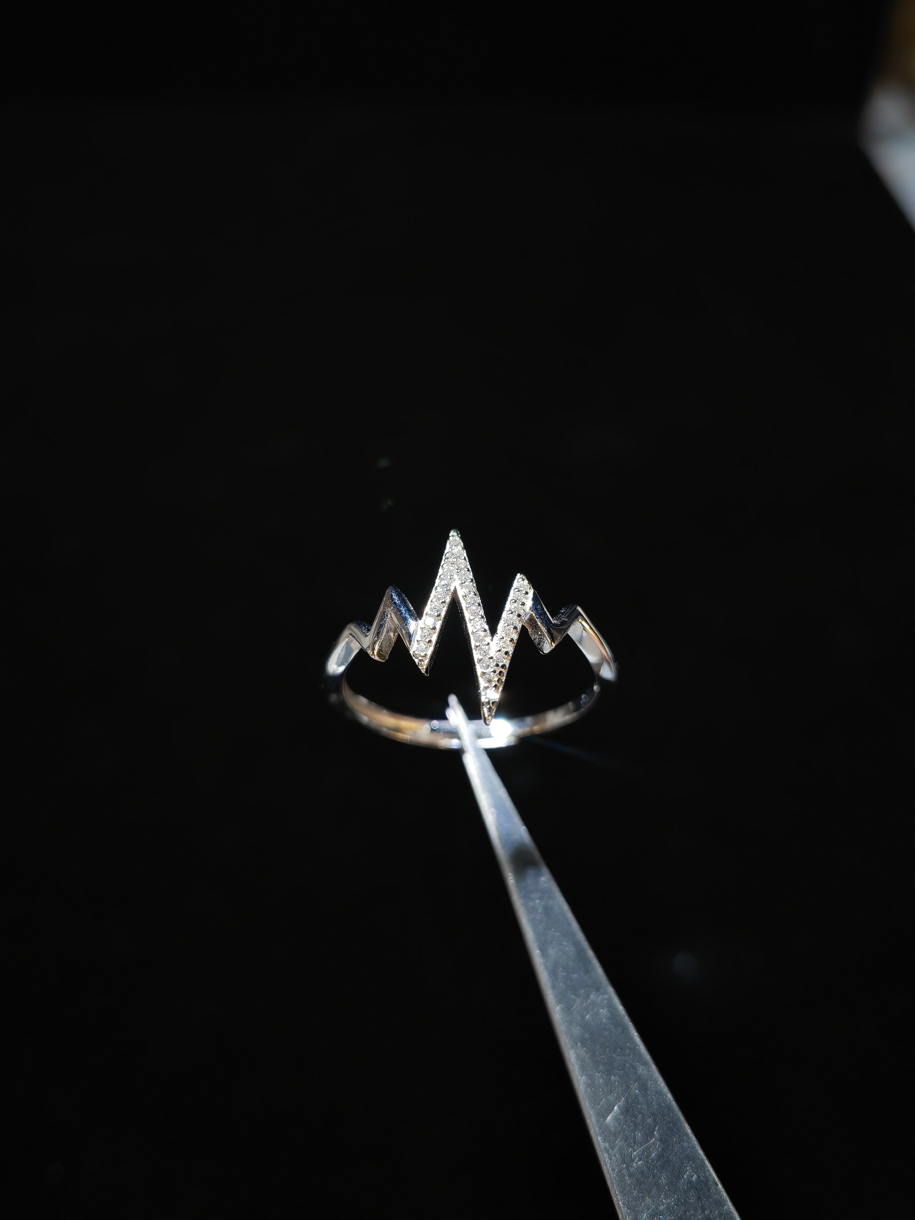 0.015ct 莫桑S925戒指 MR051