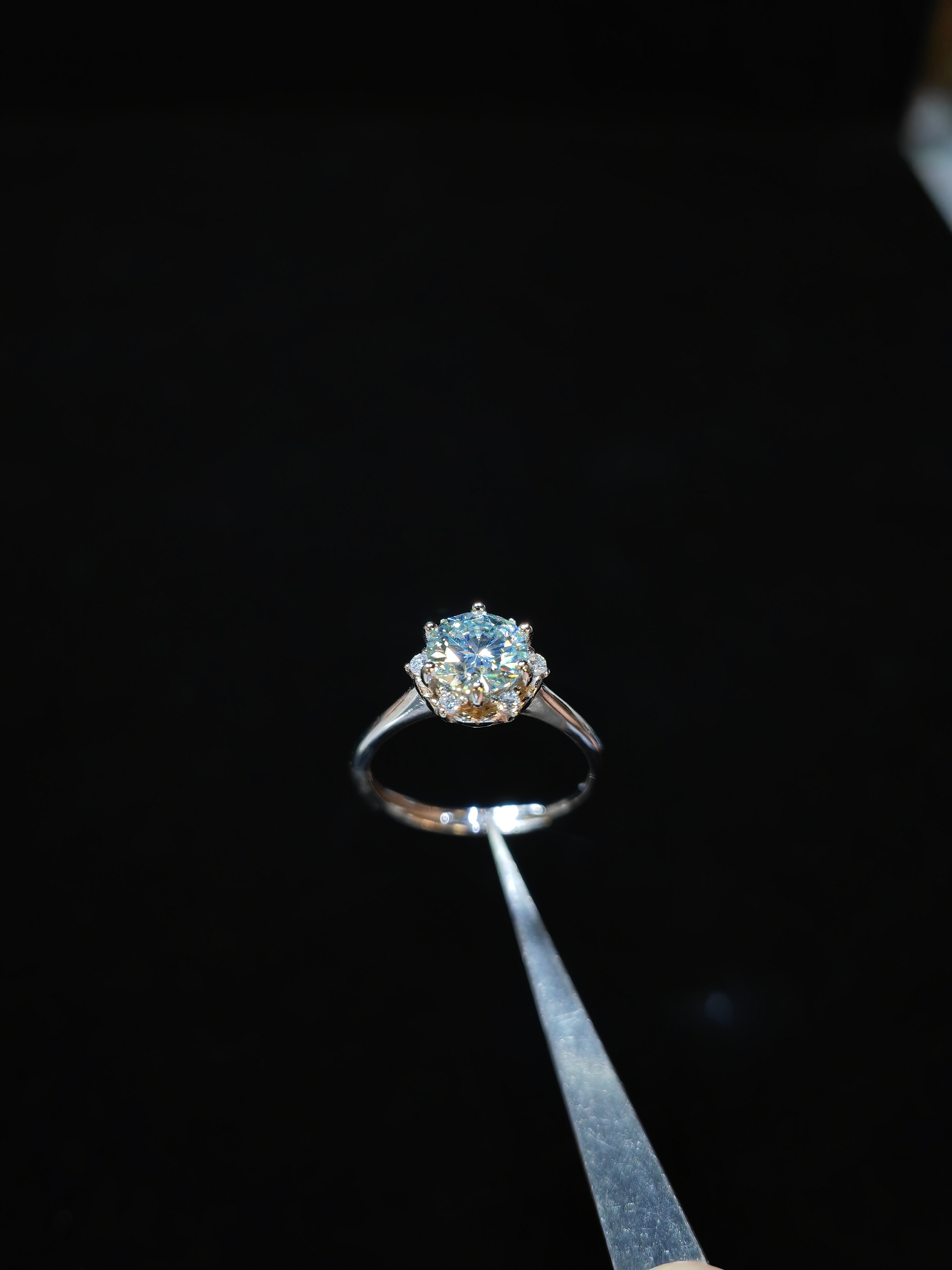 1.00ct 莫桑S925戒指 MR053