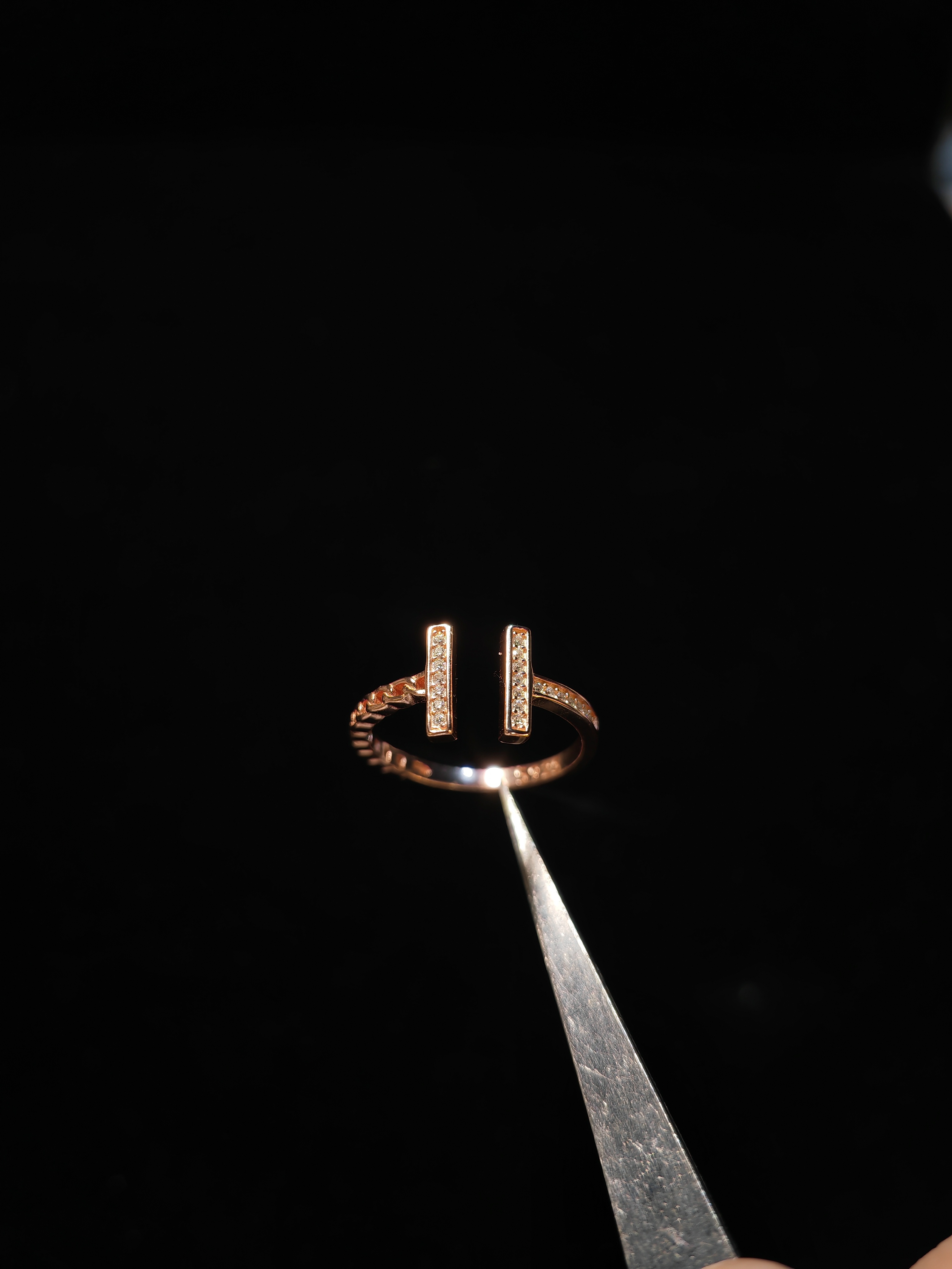 0.015ct 莫桑S925戒指 MR057