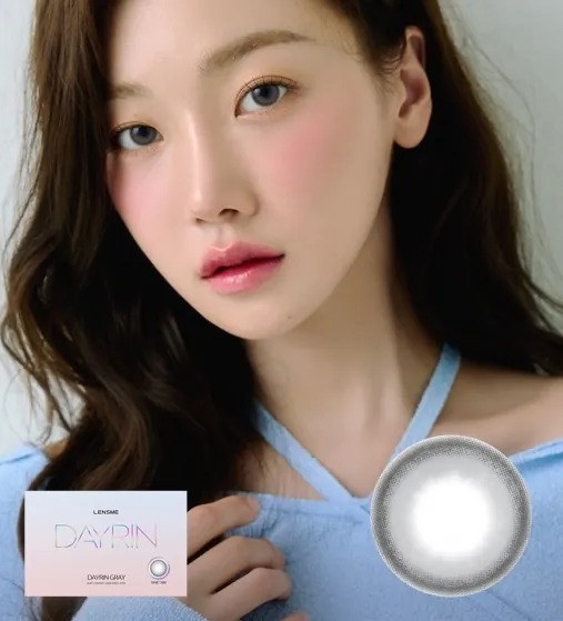 Lensme Dayrin Gray｜月拋彩妝矽水凝膠隱形眼鏡｜每盒2片