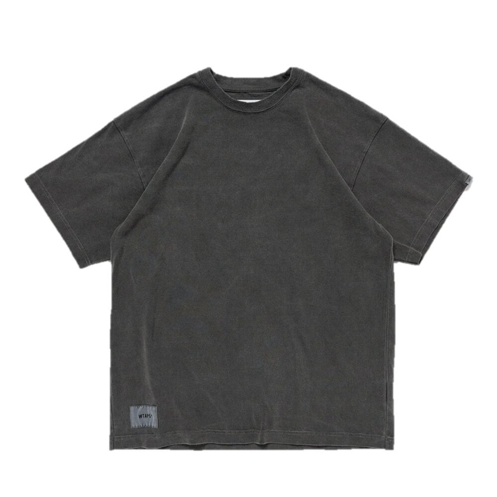 Wtaps Sign 02 / Ss / Cotton Black 黑色 素面 短Tee 251ATDT-CSM38
