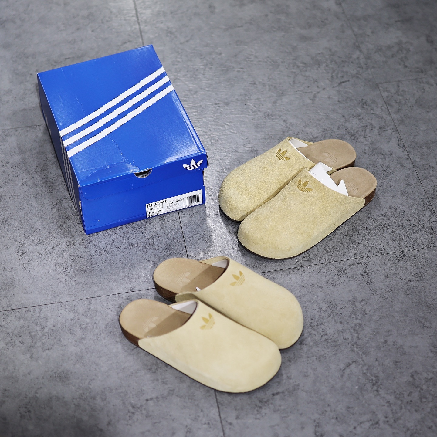 Adidas Adimule ｜勃肯 麂皮懶人鞋・ MULE拖鞋 JR3587