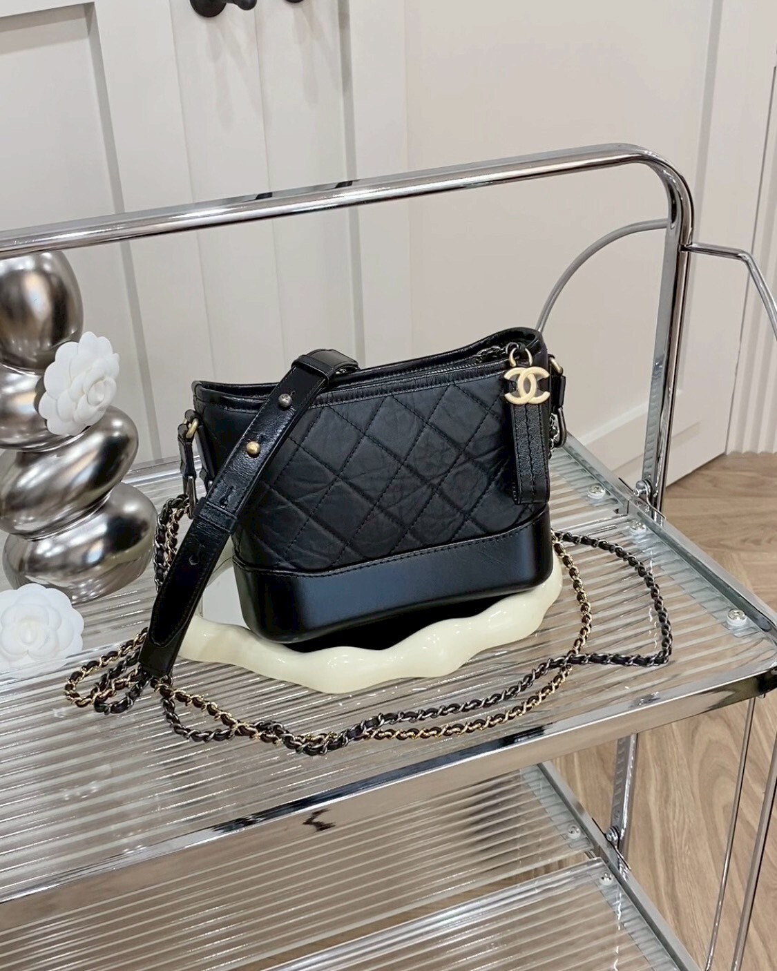 CHANEL｜小號流浪包 黑色