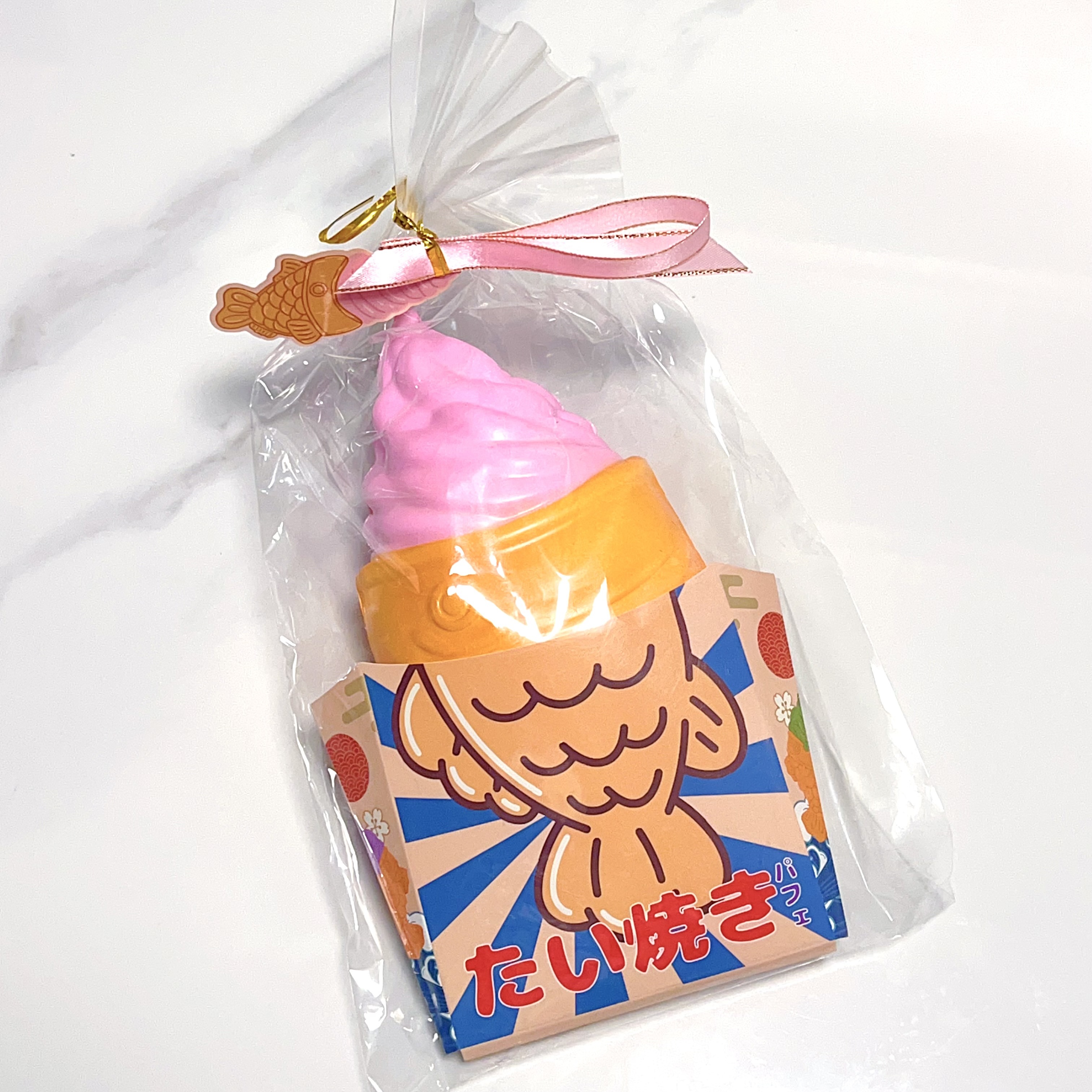 Chawa Taiyaki Fish ice cream squishy