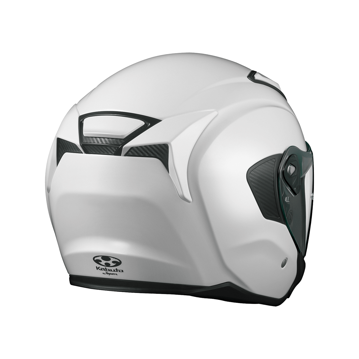 KABUTO EXCEED 2 珍珠白 素色 3/4帽款 內墨片