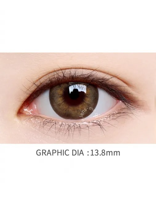 Lensme Aloha Bloom Plus Brown｜月拋彩妝隱形眼鏡｜每盒2片