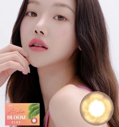 Lensme Aloha Bloom Plus Brown｜月拋彩妝隱形眼鏡｜每盒2片