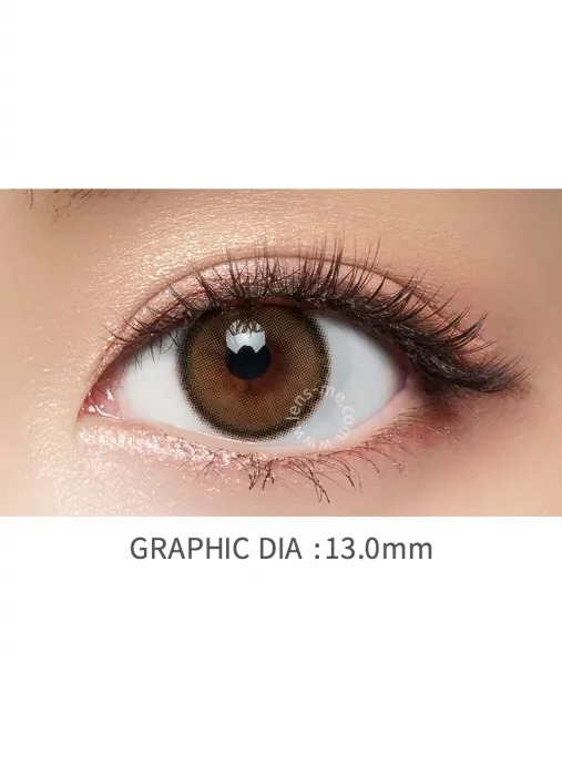 Lensme Holoris Asianfit Ginger Brown｜月拋彩妝隱形眼鏡｜每盒2片