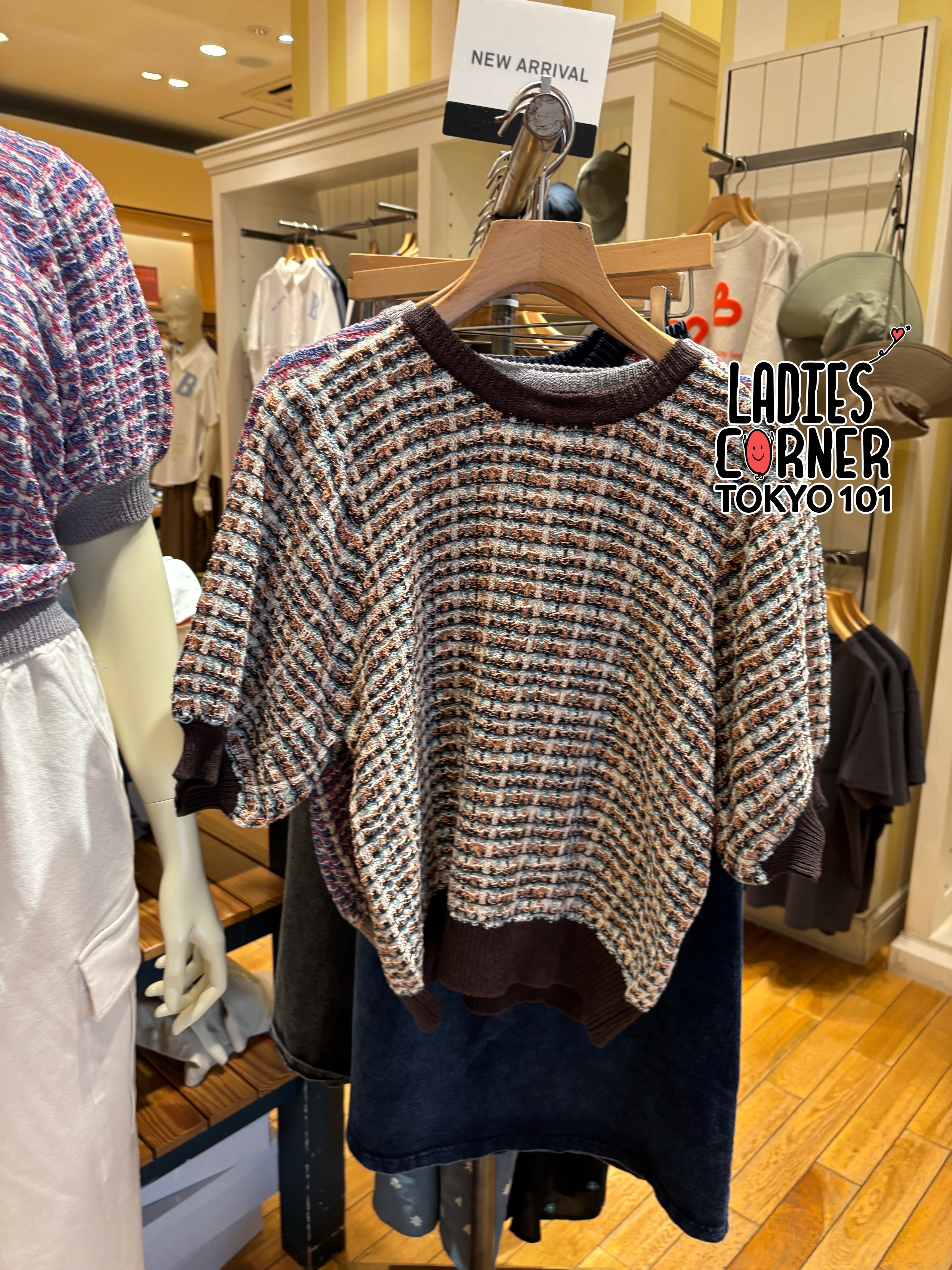 Beams Colorful Check Knit