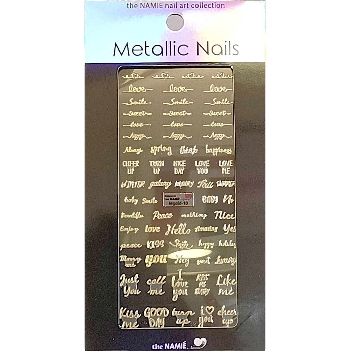 NMGOLD-10 金 英文草寫